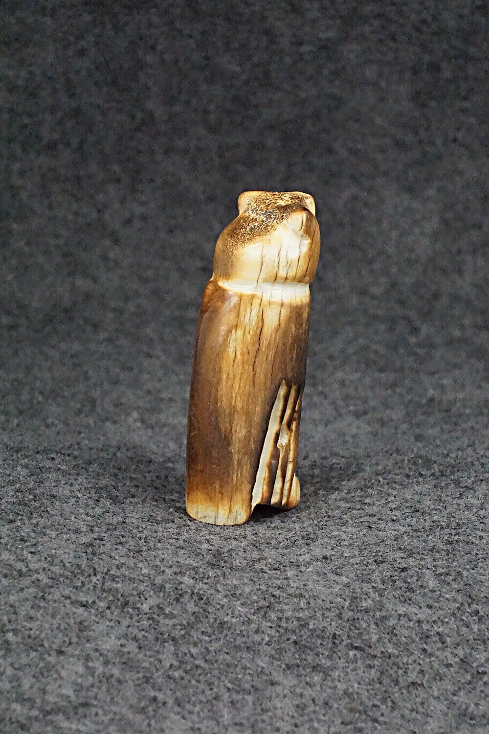 Owl Zuni Fetish Carving - Patrick Wallace