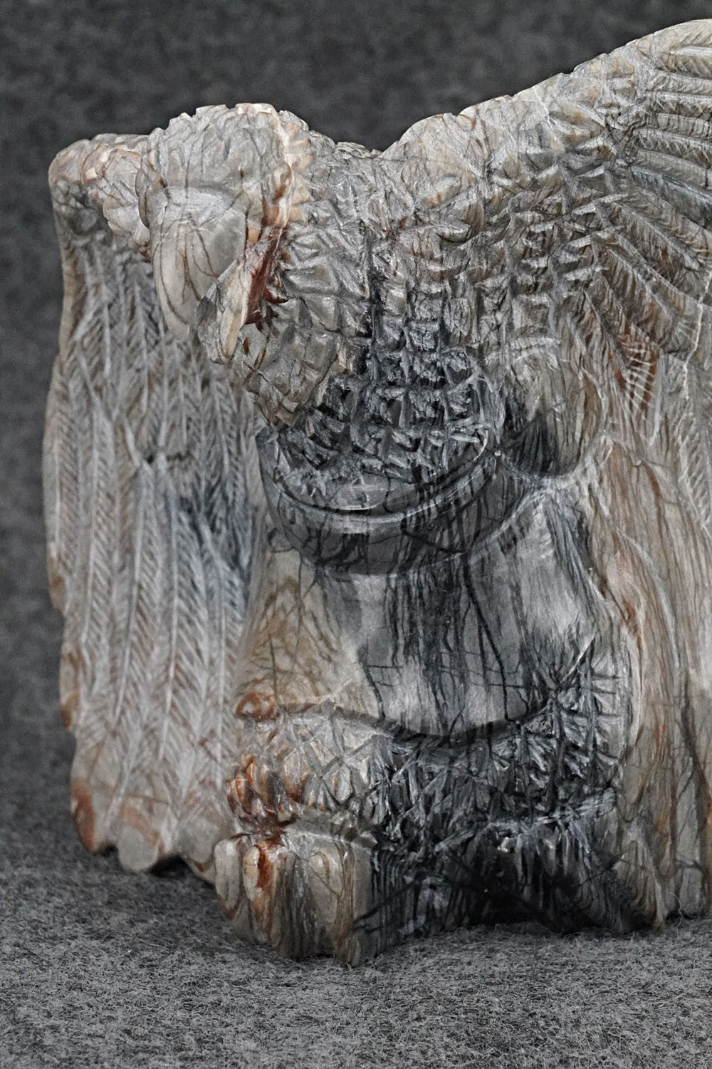 Eagle Dancer Zuni Fetish Carving - Terrance Panteah
