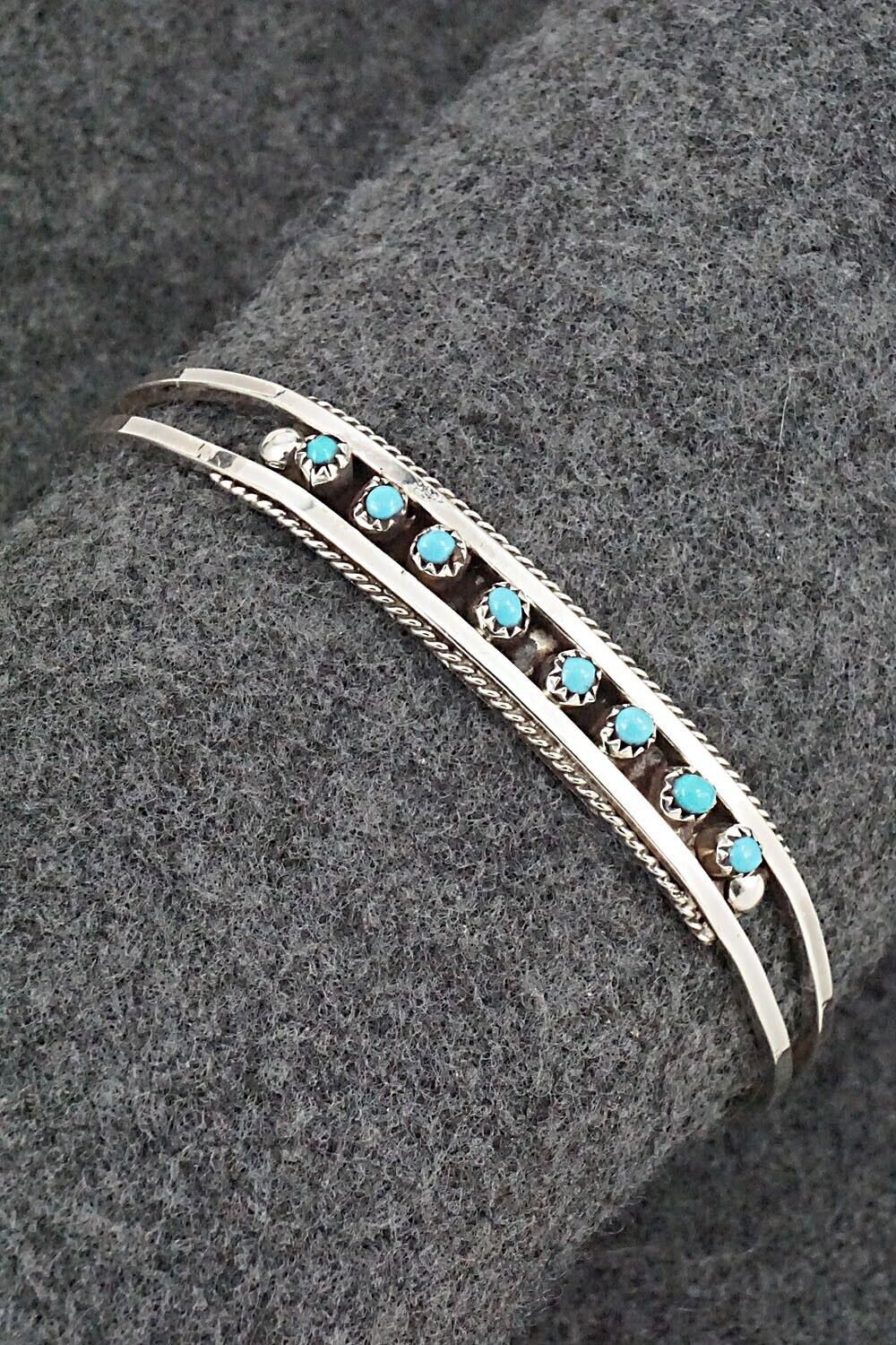Turquoise & Sterling Silver Bracelet - Susie Livingston