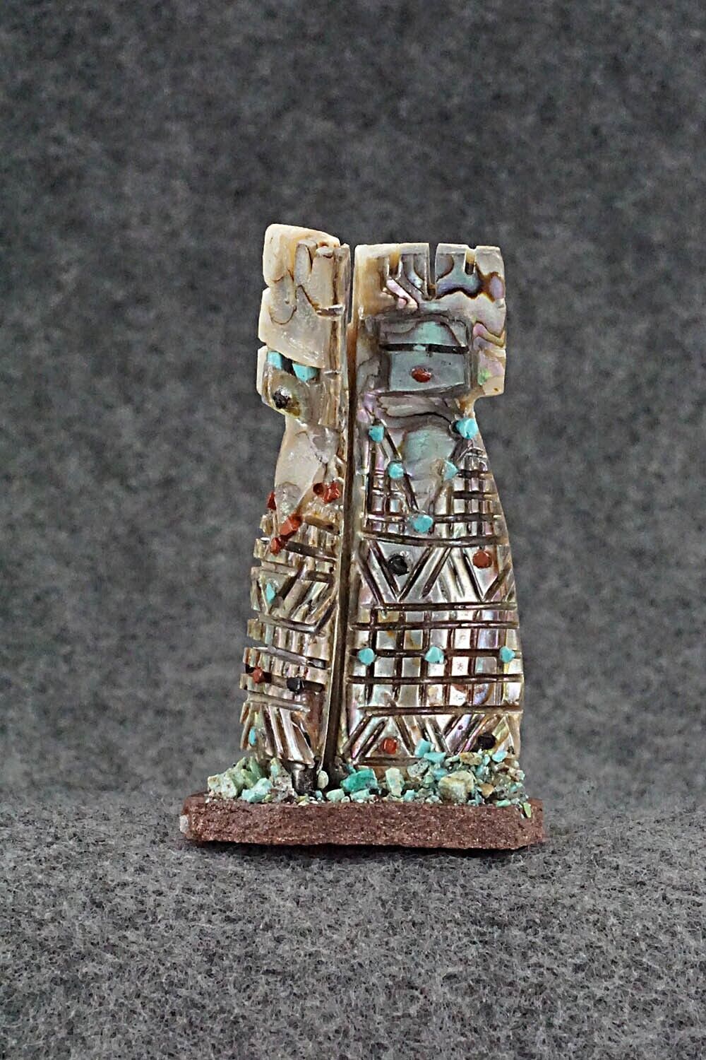 Corn Maiden Zuni Fetish Carving - Carl Etsate