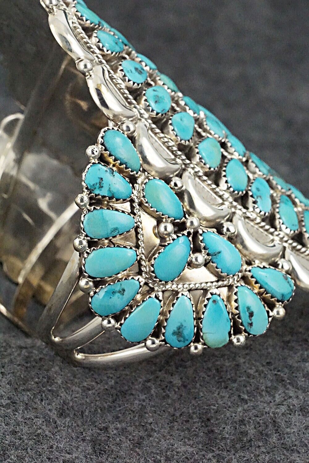Turquoise & Sterling Silver Bracelet - Justin Wilson