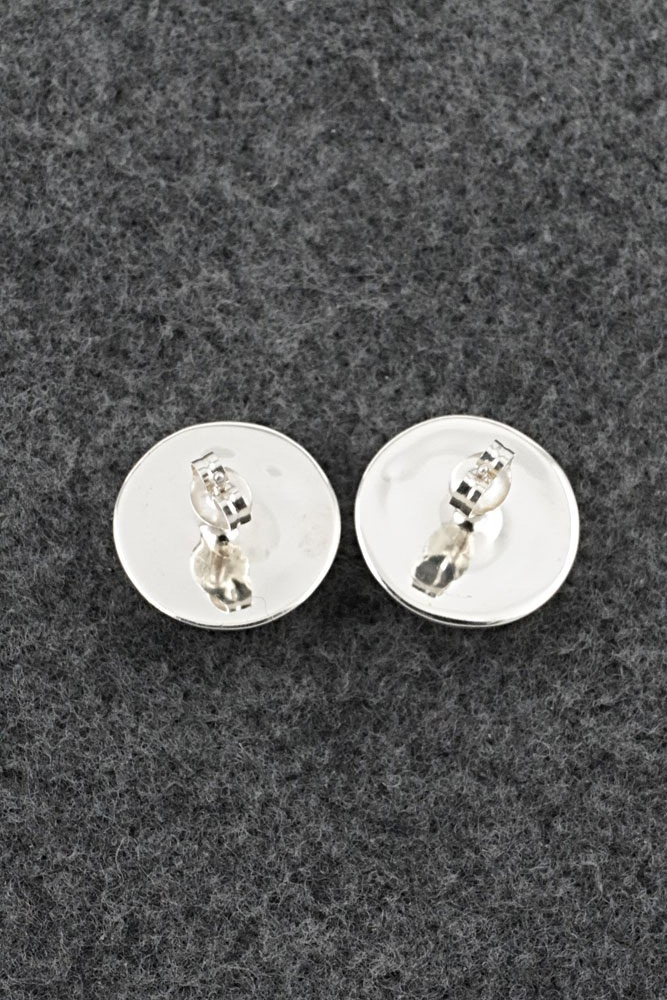 Sterling Silver Earrings - Marie Yazzie