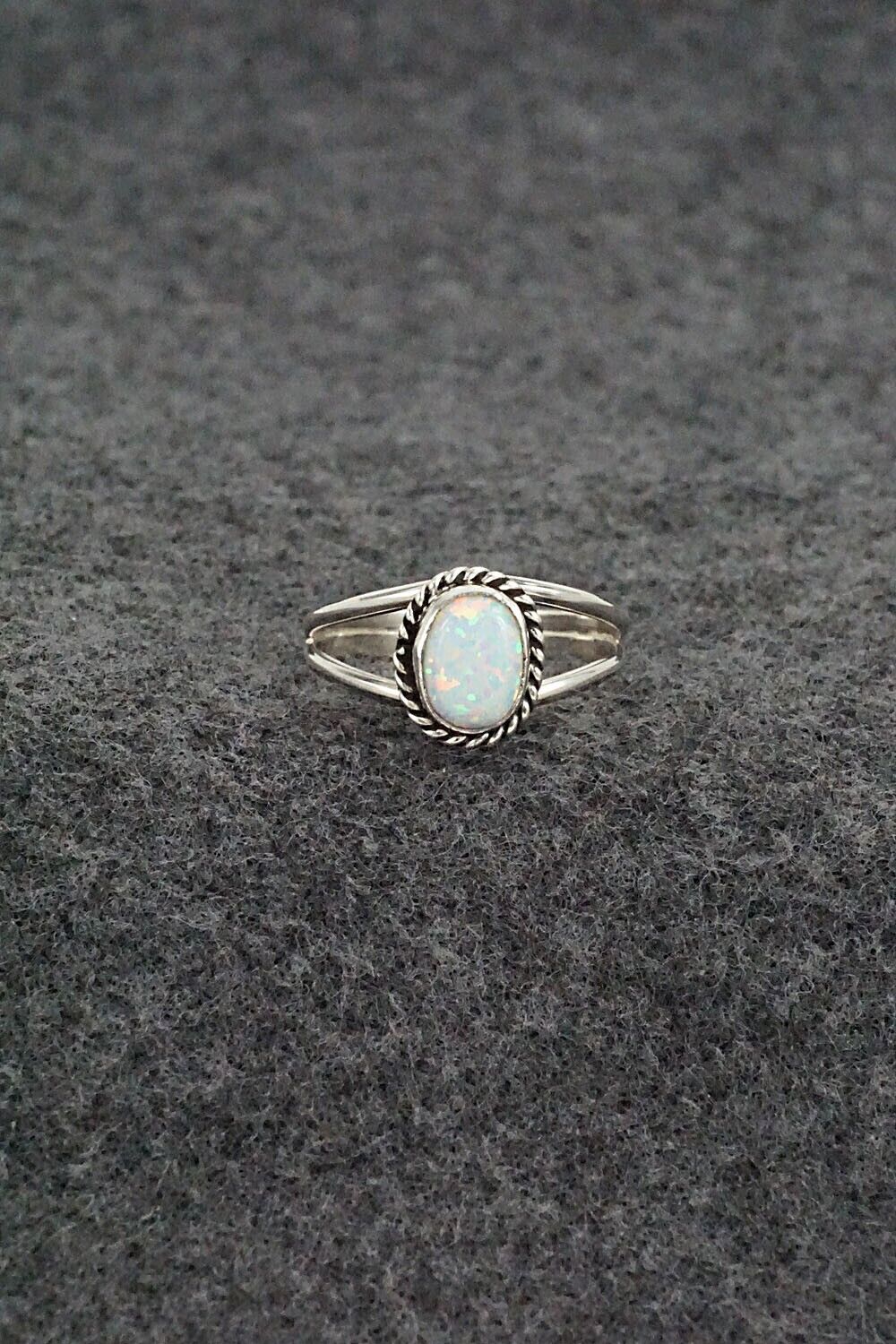 Opalite & Sterling Silver Ring - Jan Mariano - Size 7.25