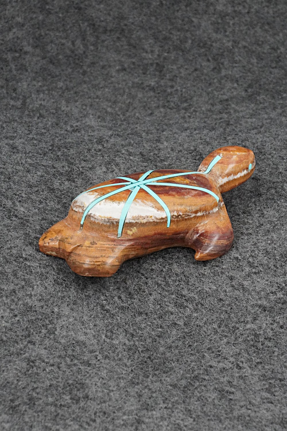 Turtle Zuni Fetish Carving - Kenric Laiwakete