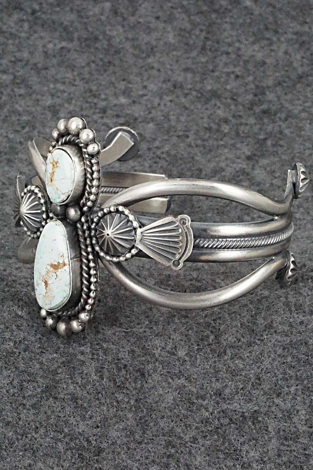Turquoise & Sterling Silver Bracelet - Michael Calladitto