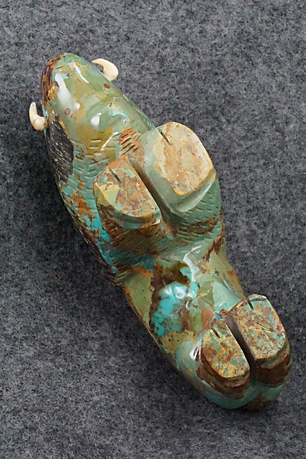 Buffalo Zuni Fetish Carving - Amos Pino