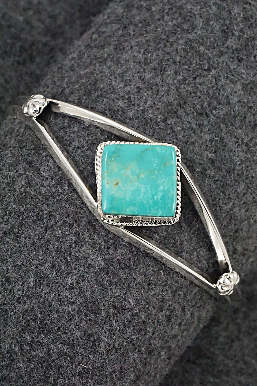 Turquoise & Sterling Silver Bracelet - Charlene Yazzie