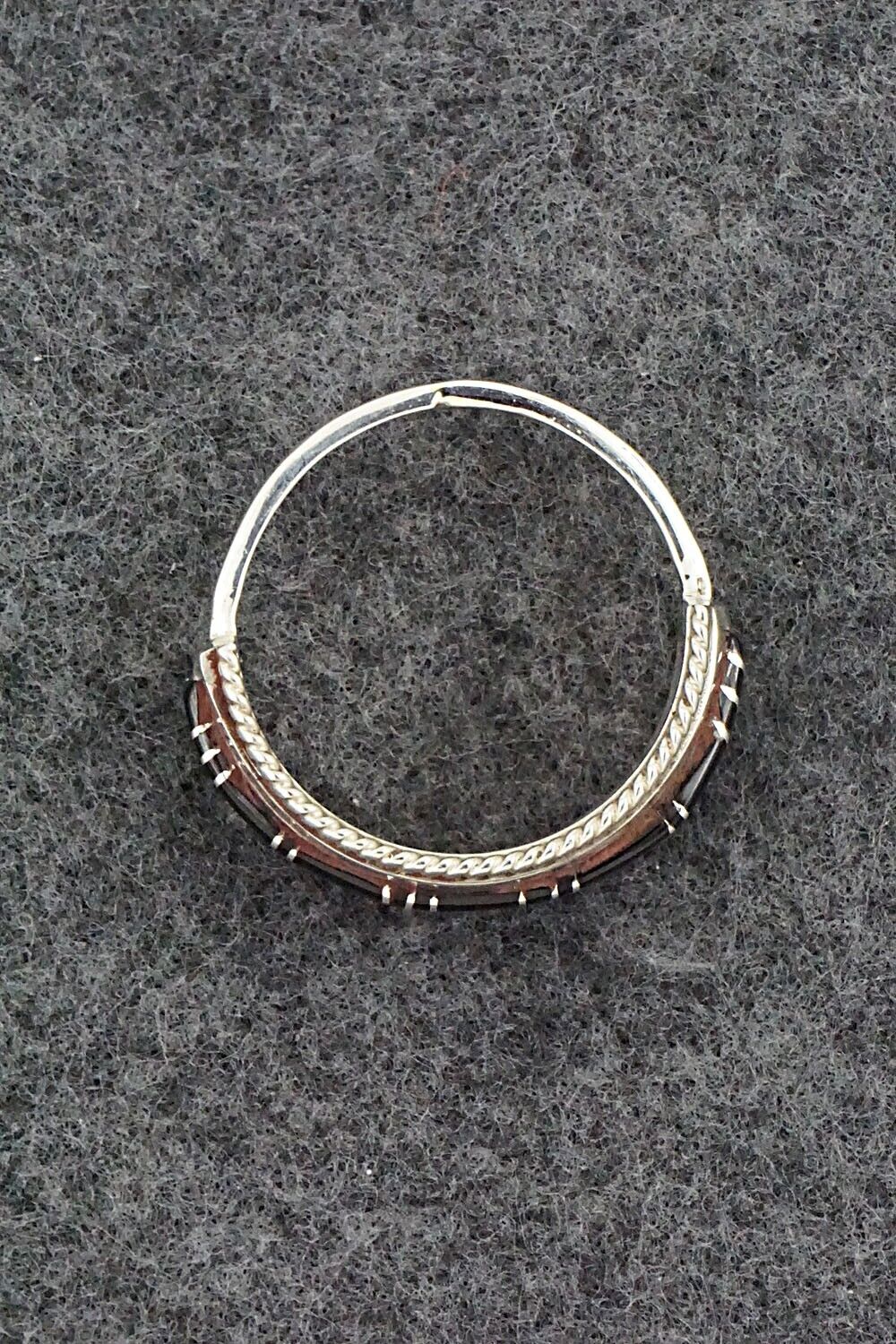 Onyx & Sterling Silver Ring - Deirdre Luna Panteah - Size 13.5