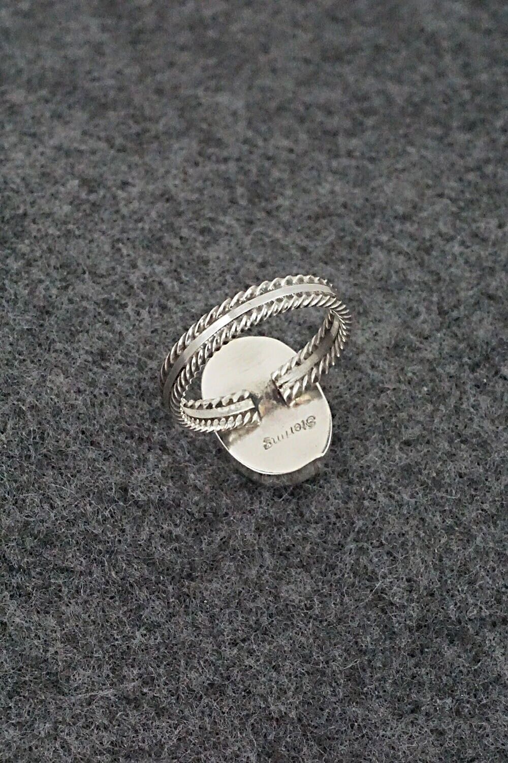 Opalite & Sterling Silver Ring - Isabelle Yazzie - Size 7.75