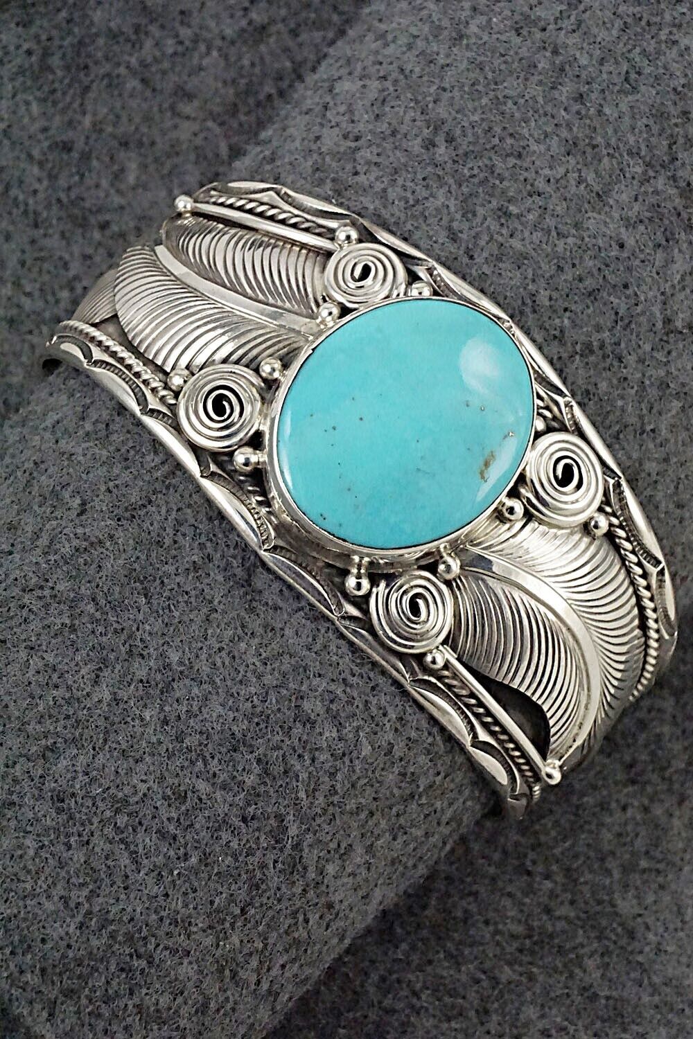 Turquoise & Sterling Silver Bracelet - Darrell Morgan