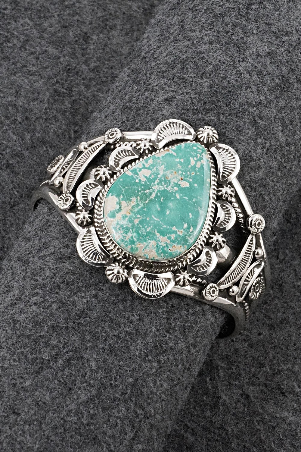 Turquoise & Sterling Silver Bracelet - Lucinda Linkin