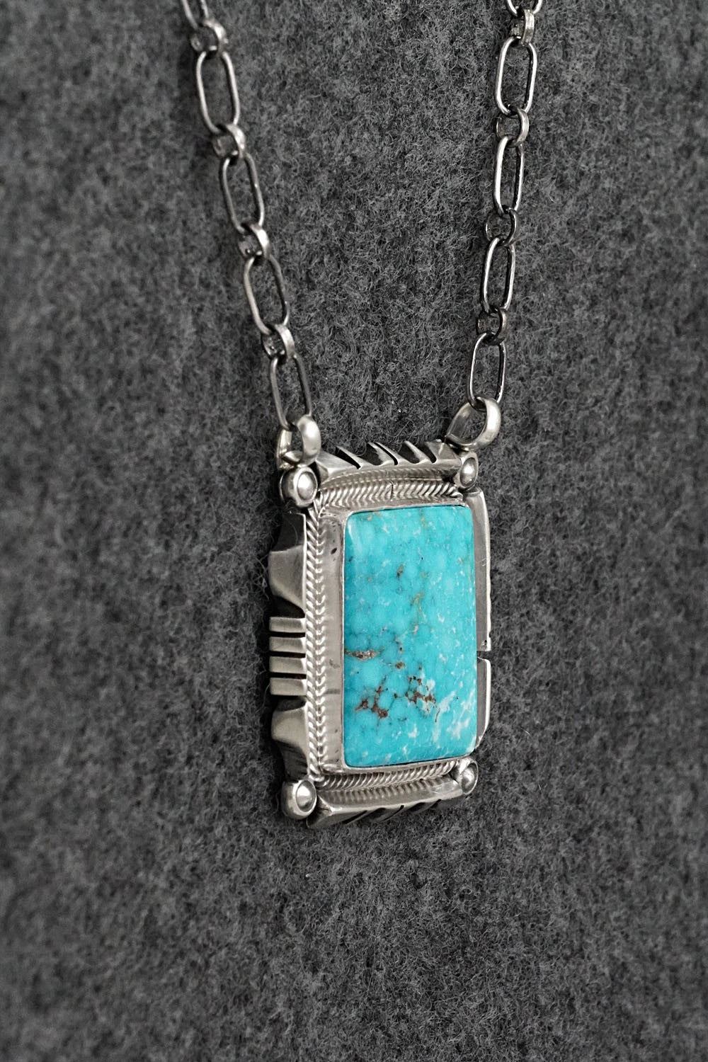 Turquoise & Sterling Silver Necklace - Daniel Benally