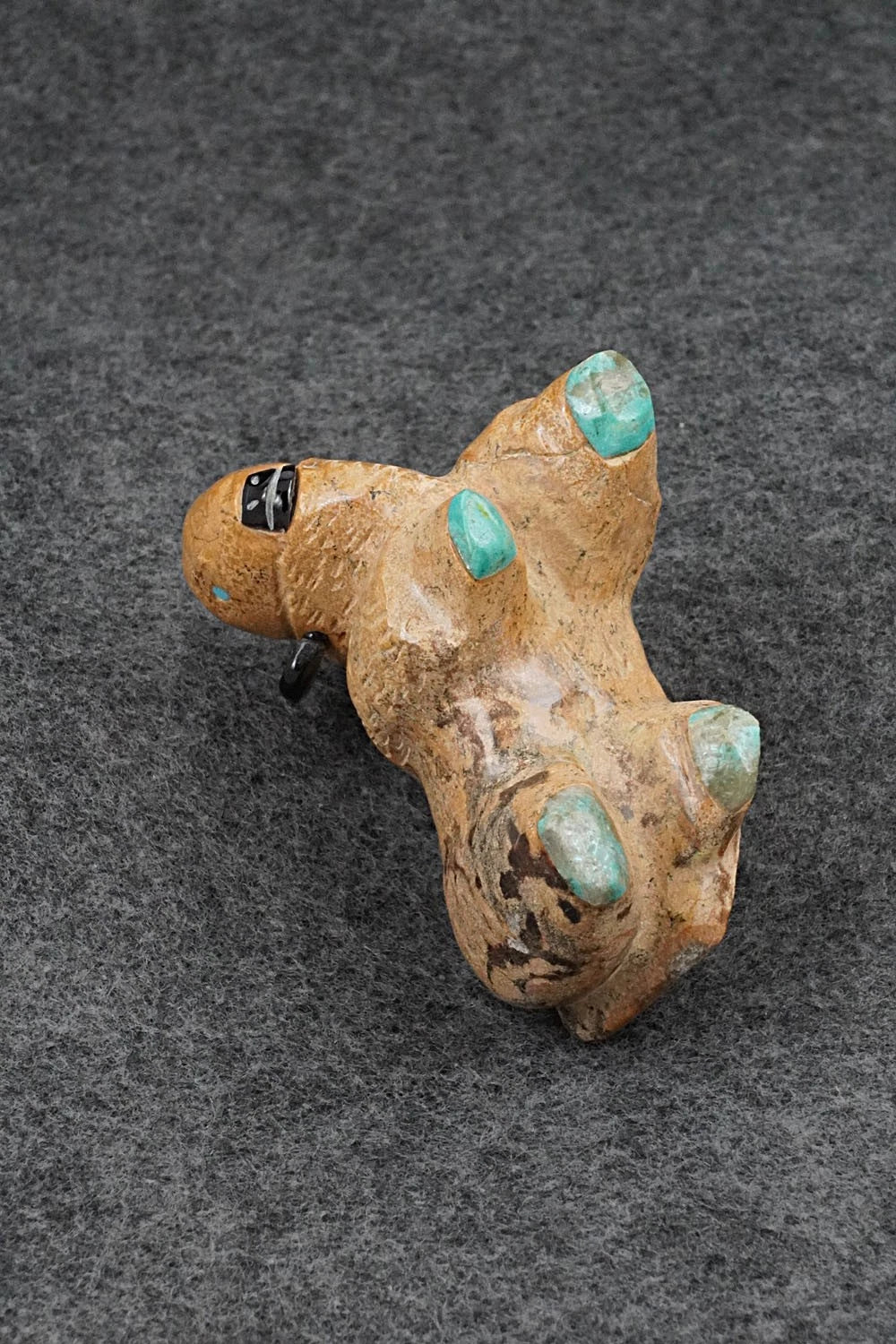 Buffalo Zuni Fetish Carving - Freddie Leekya