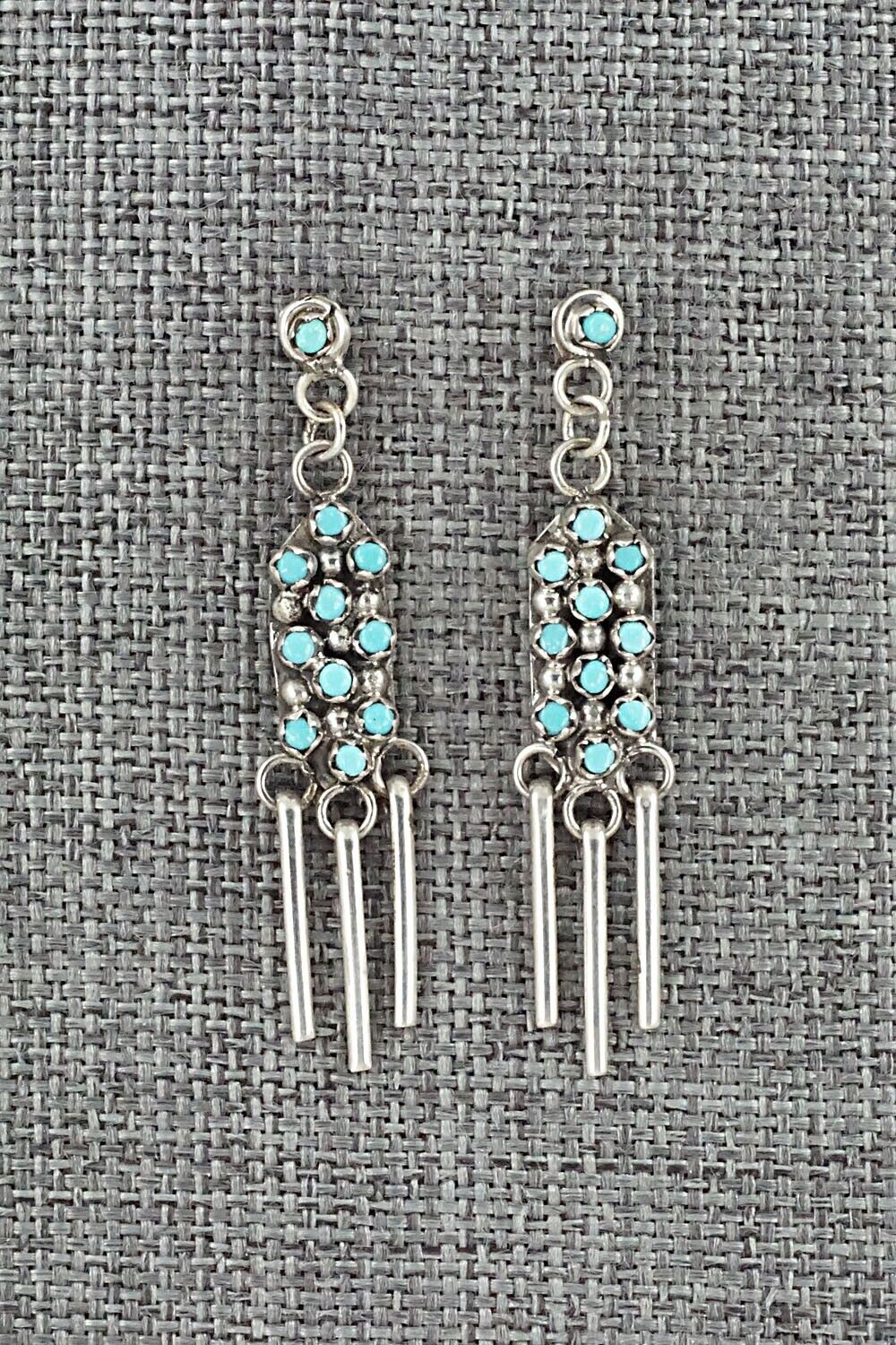 Turquoise & Sterling Silver Earrings - Arlene Quam