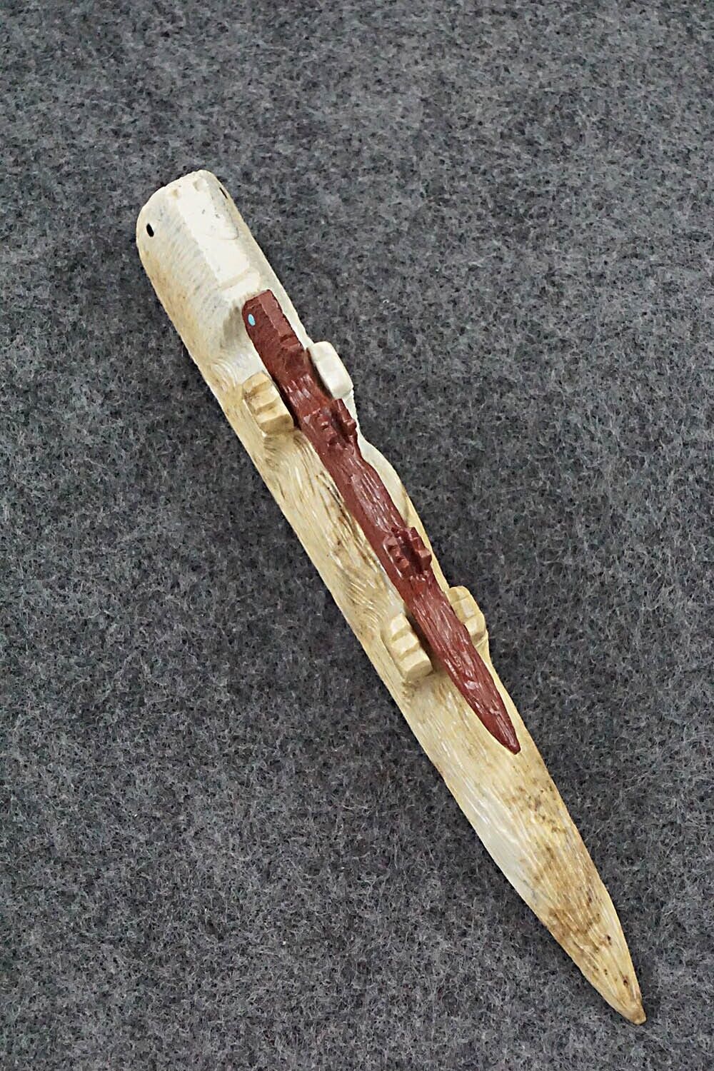 Otter and Cub Zuni Fetish Carving - Jesus Espino