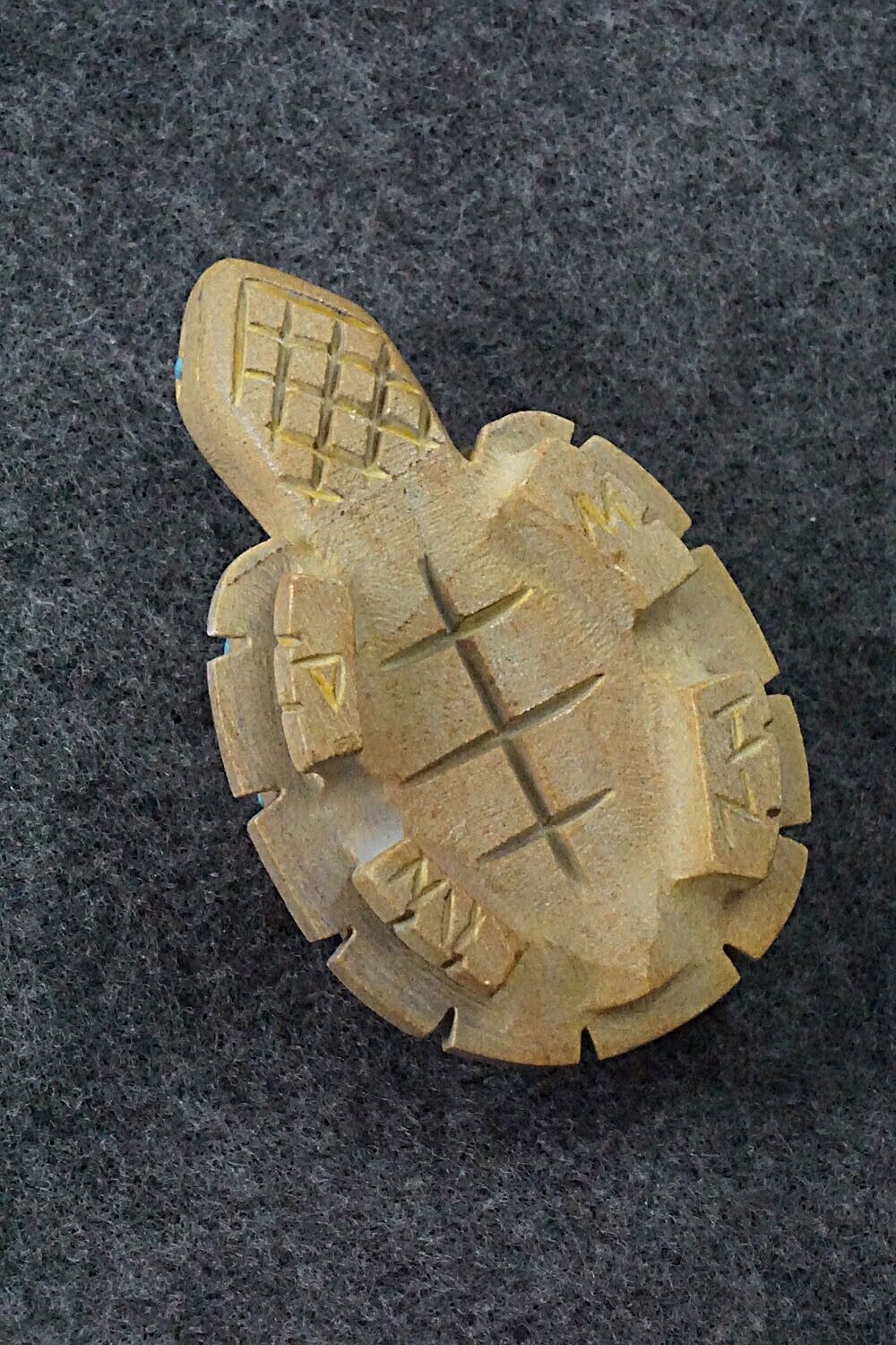 Tortoise Turtle Zuni Fetish Carving - Douglas Martza