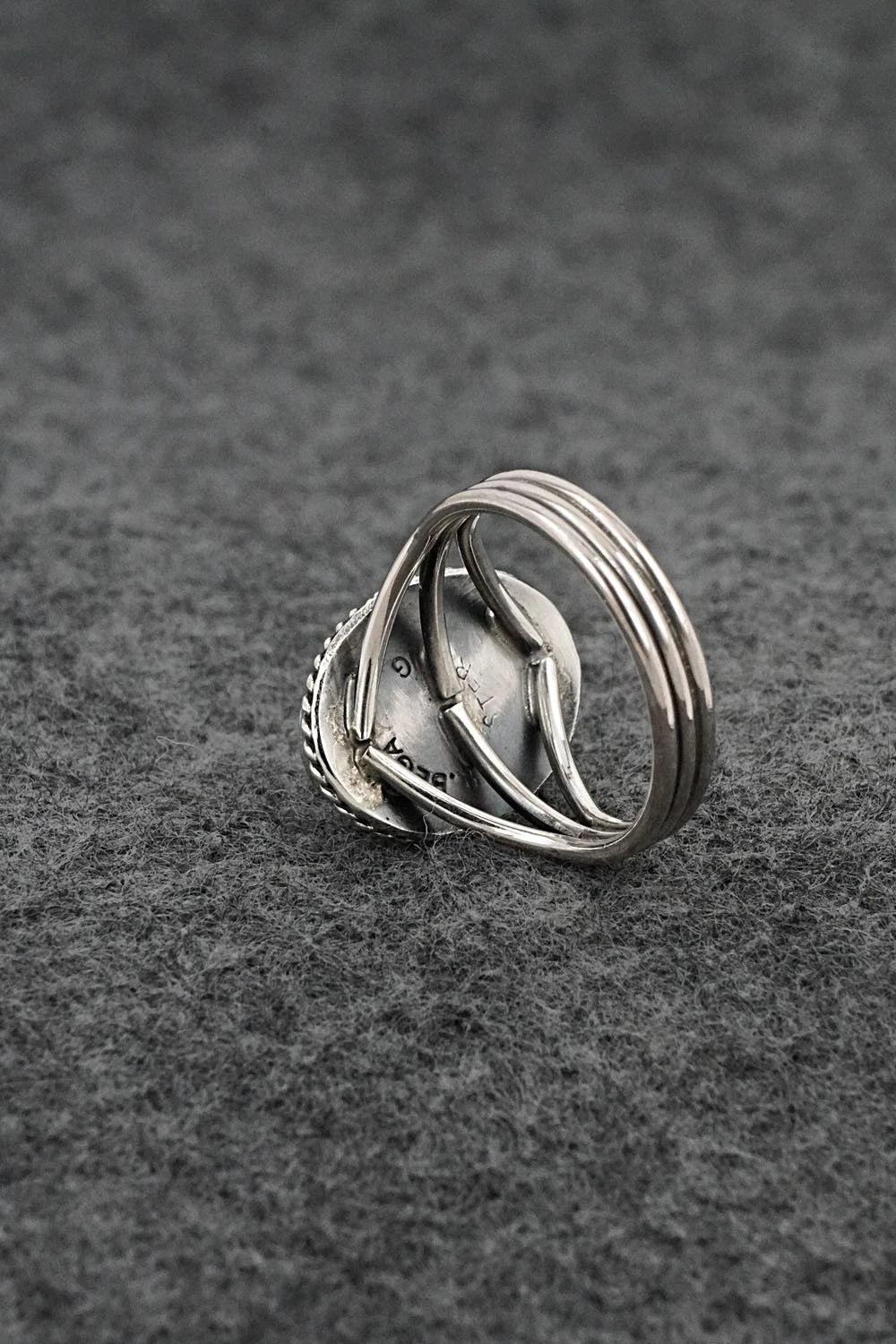 Turquoise & Sterling Silver Ring - Rena Begay - Size 7