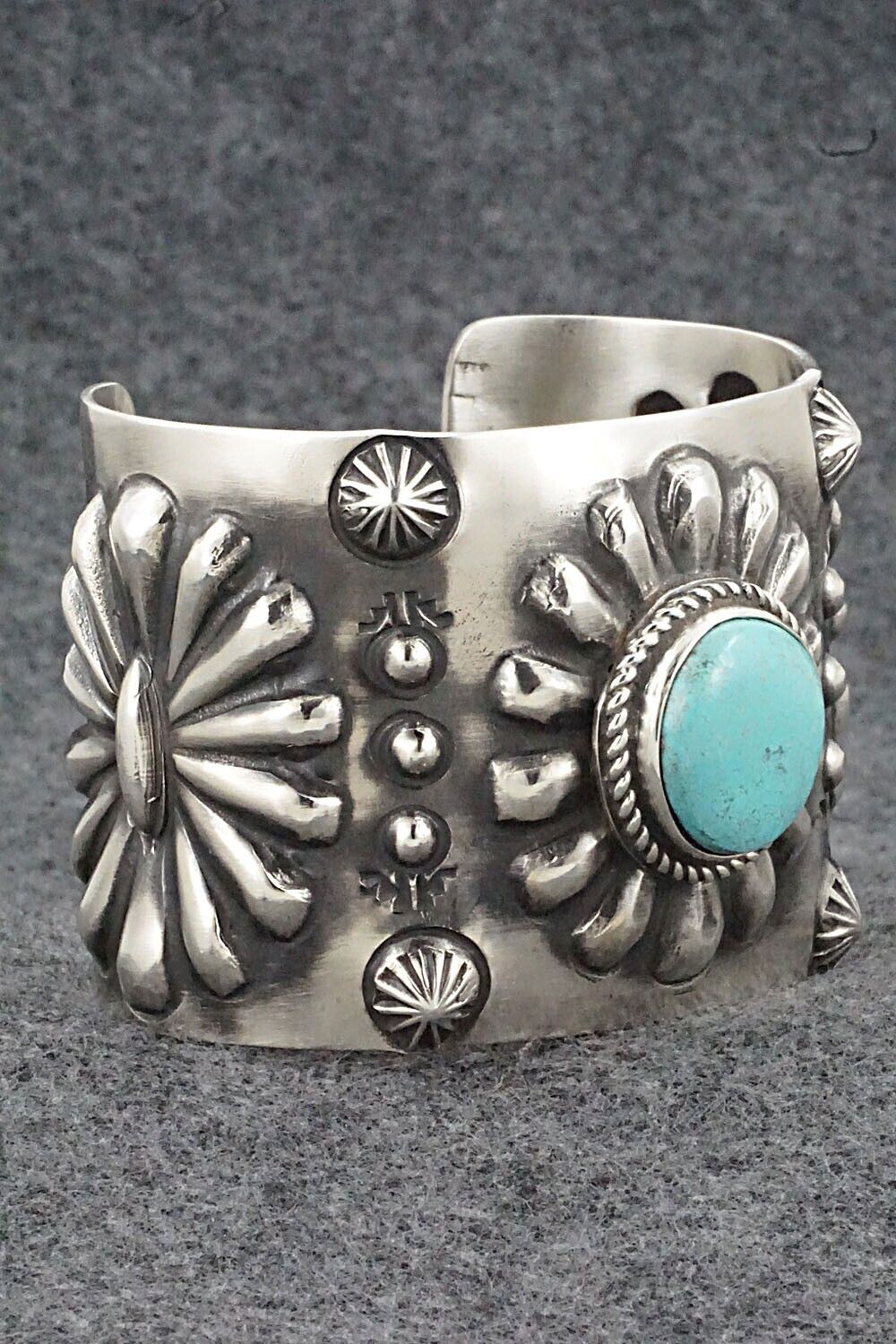 Turquoise & Sterling Silver Bracelet - Elvira Bill