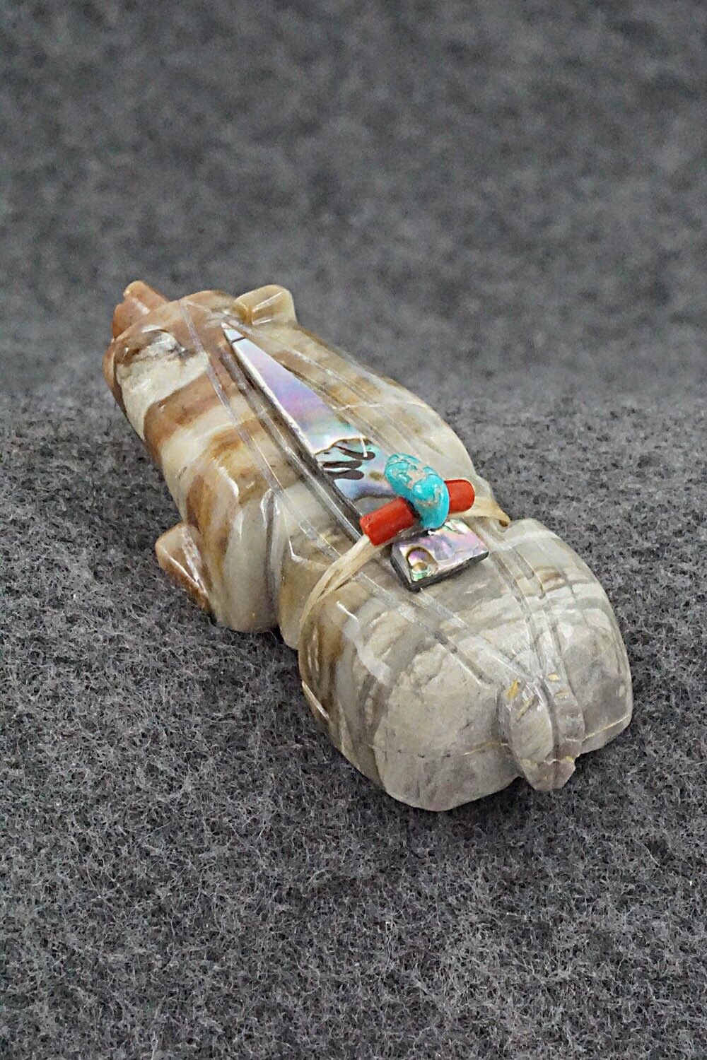 Badger Zuni Fetish Carving - Alex Tsethlikai