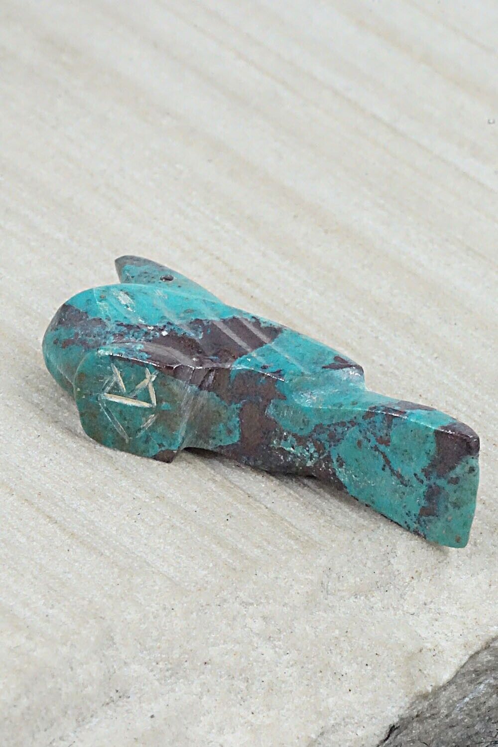 Bird Zuni Fetish Carving - Calvert Bowannie
