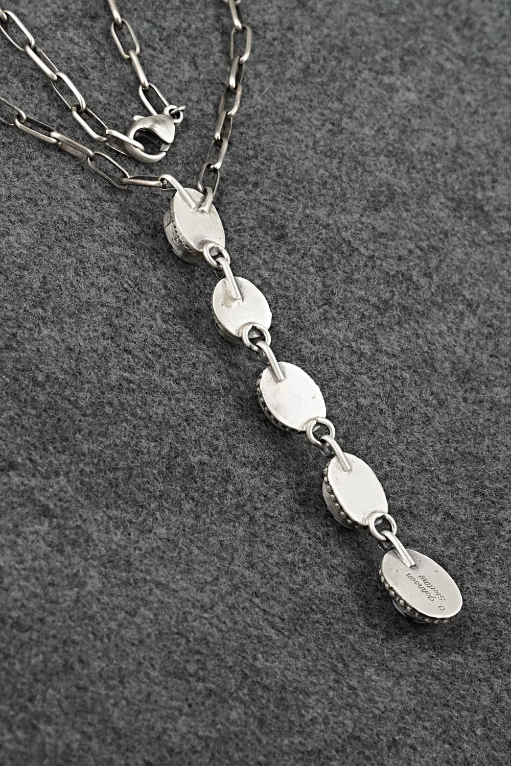 Turquoise & Sterling Silver Necklace - Bobby Johnson