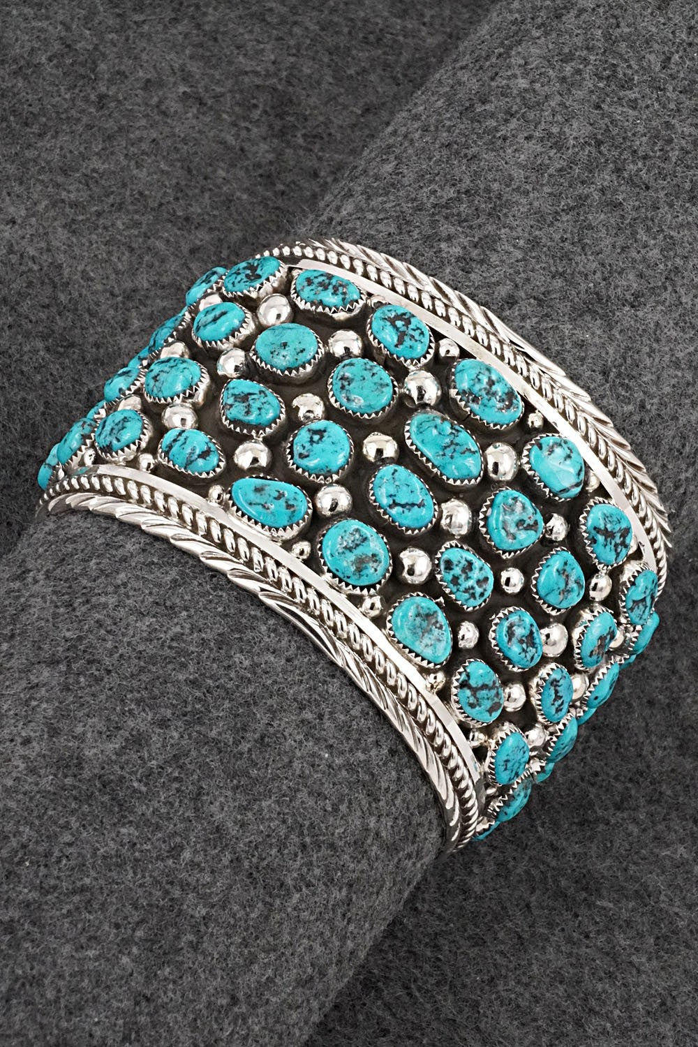 Turquoise & Sterling Silver Bracelet - Darlene Begay