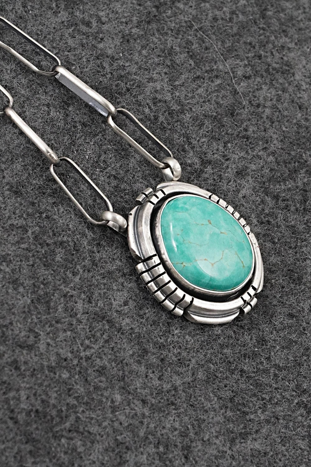 Turquoise & Sterling Silver Necklace - Daniel Benally