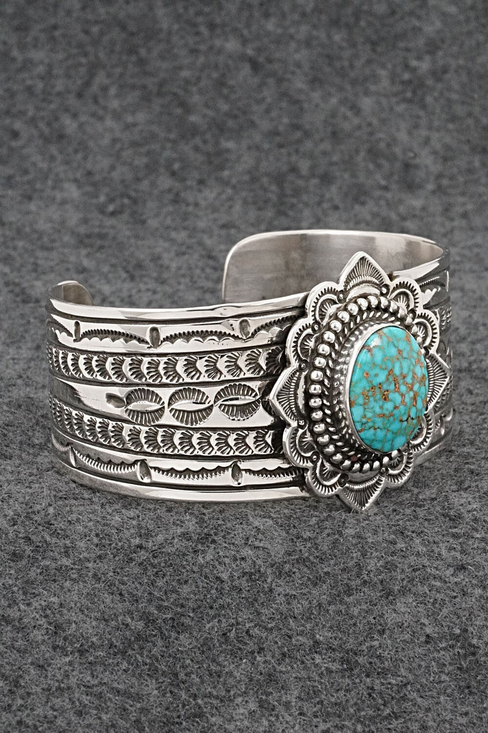Turquoise & Sterling Silver Bracelet - Eula Wylie