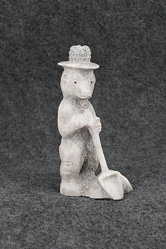 Smokey Bear Zuni Fetish Carving - Chris Peina