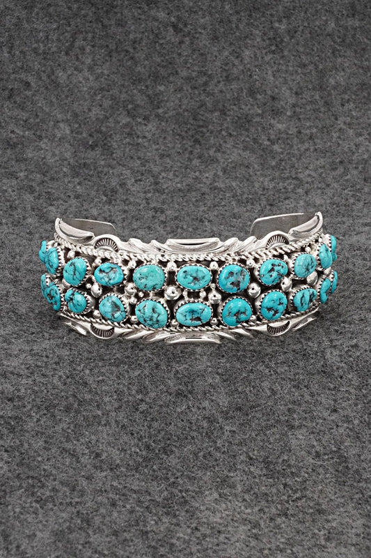 Turquoise & Sterling Silver Bracelet - Anthony Brown