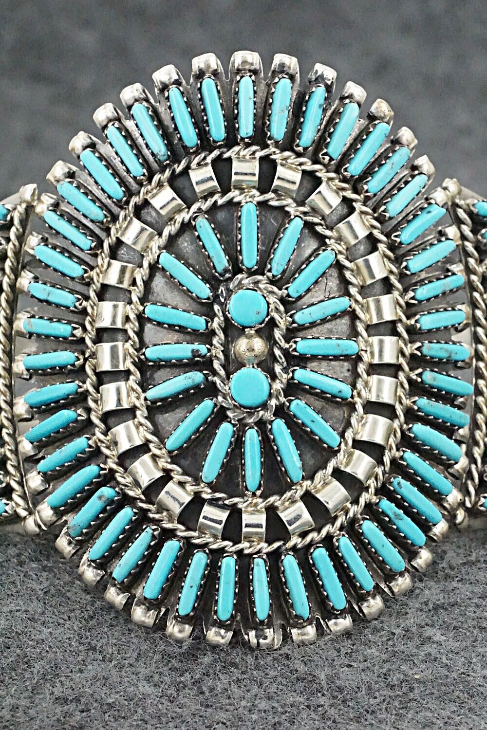 Turquoise & Sterling Silver Bracelet - Charlie John