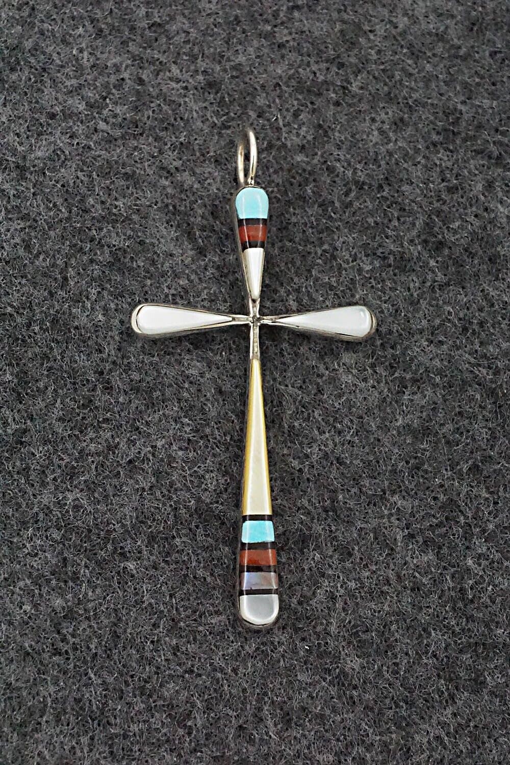 Multi-Stone & Sterling Silver Pendant - Sylvester Noche