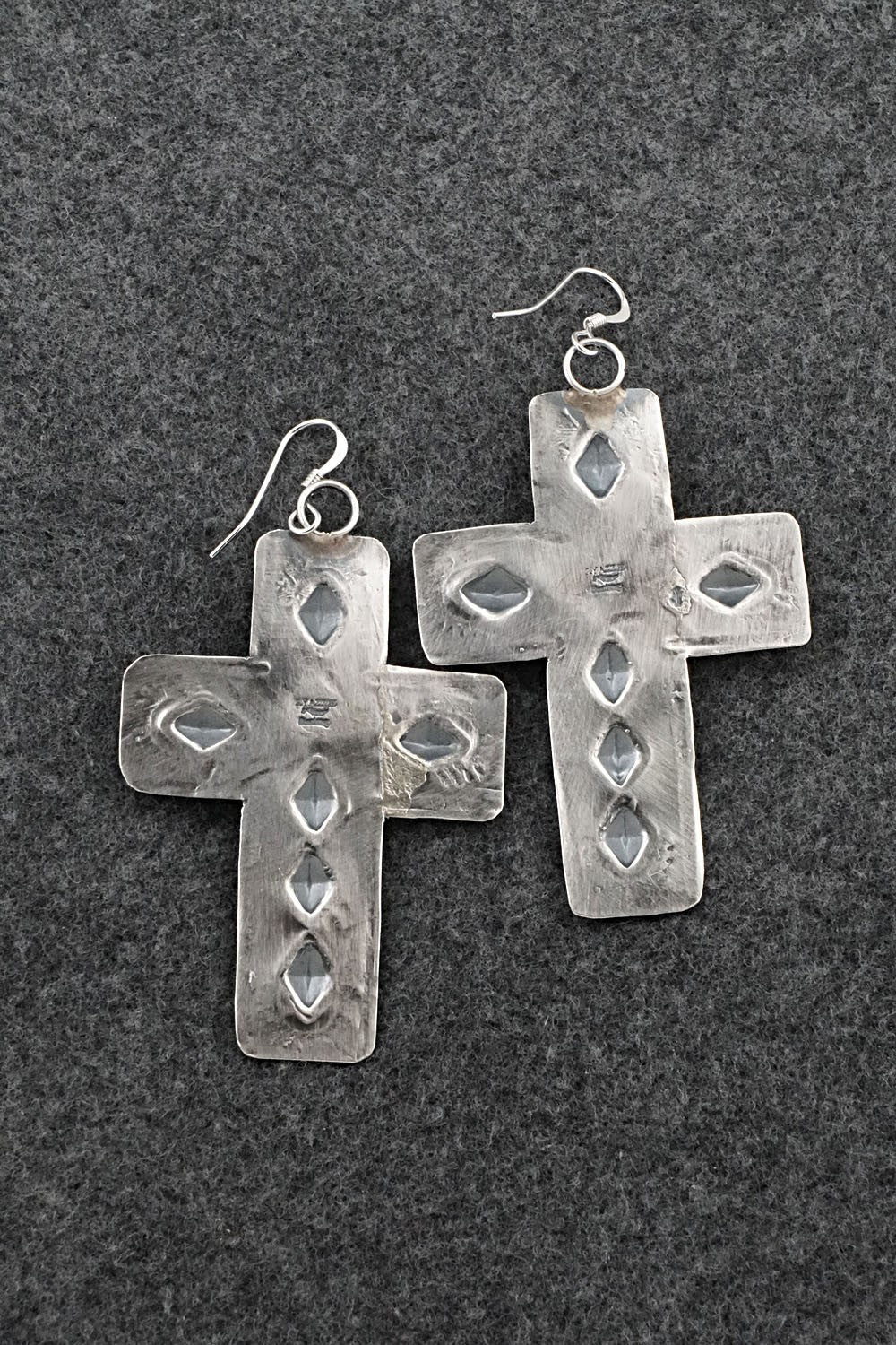 Turquoise & Sterling Silver Earrings - Tim Yazzie
