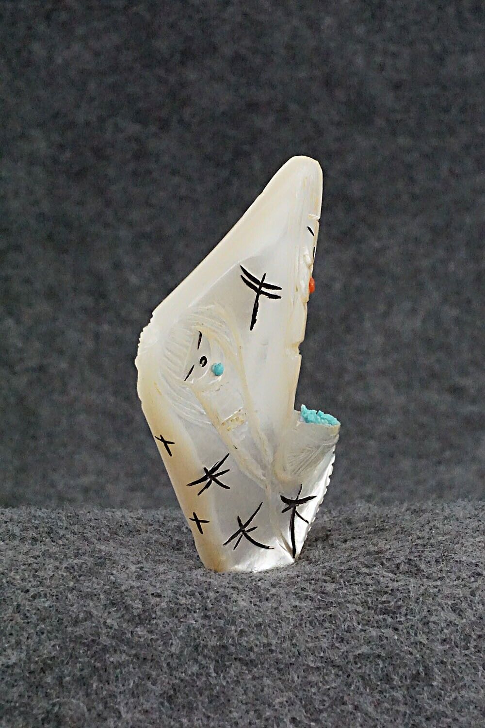 Corn Maiden Zuni Fetish Carving - Sandra Quandelacy