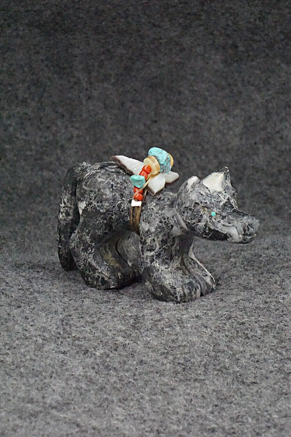 Wolf Zuni Fetish Carving - Douglas Martza