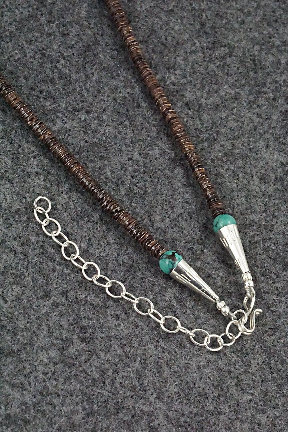 Multi-Stone and Sterling Silver Necklace - Helen Tsosie