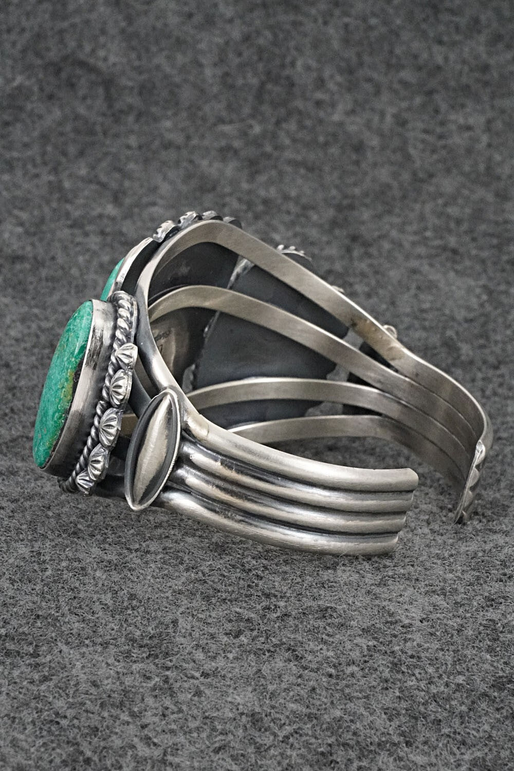 Turquoise & Sterling Silver Bracelet - Raymond Delgarito
