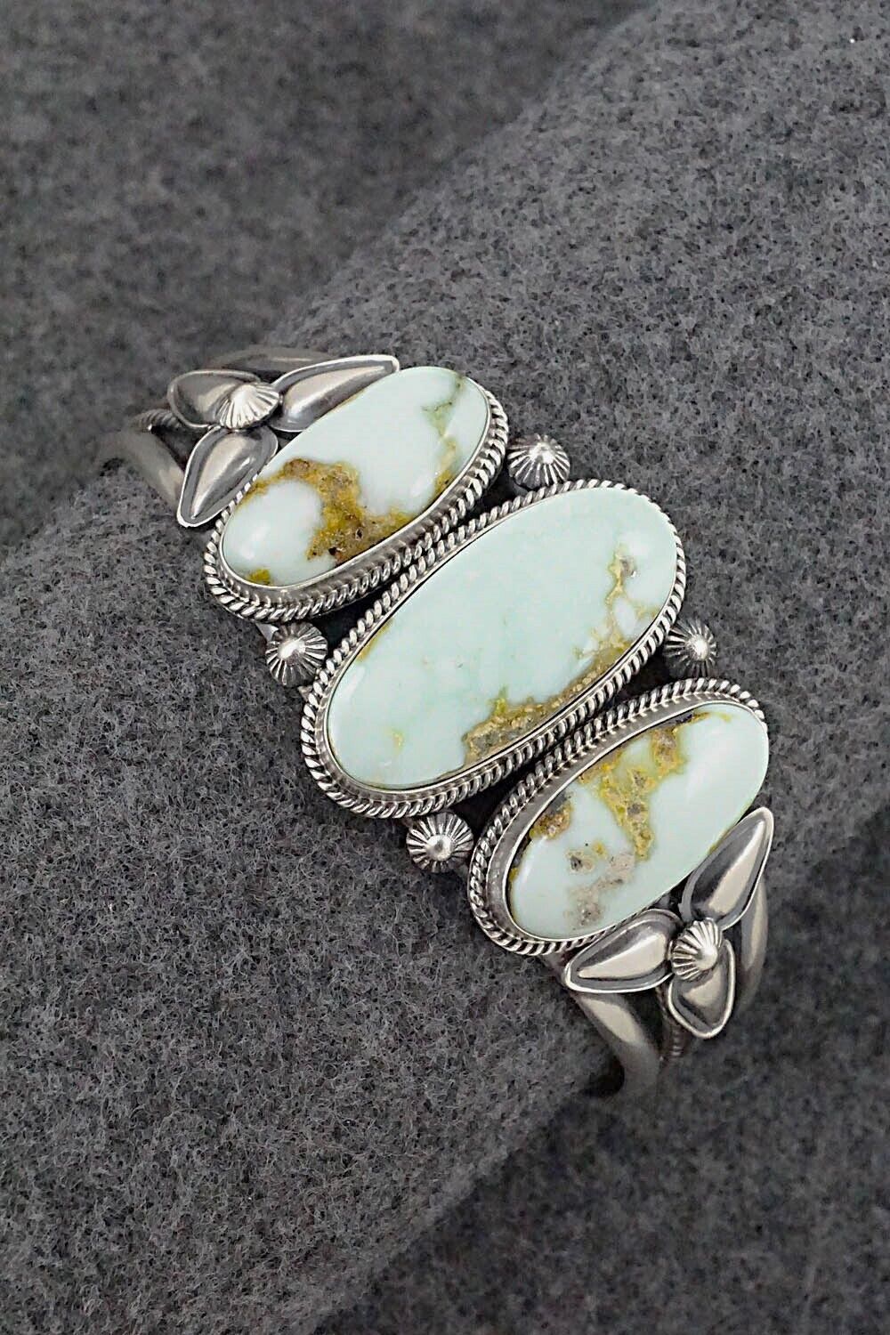 Variscite & Sterling Silver Bracelet - Derrick Gordon