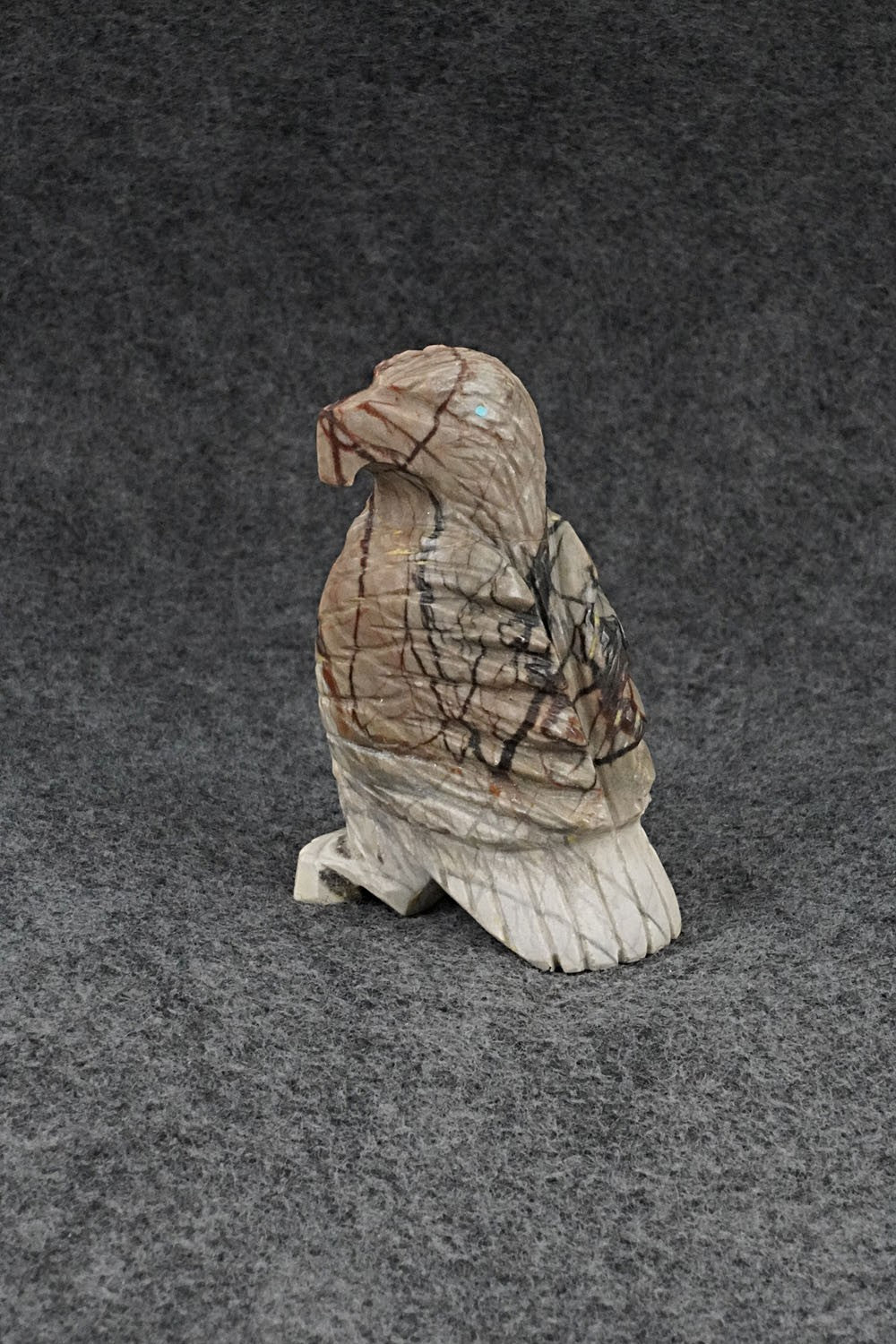 Eagle Zuni Fetish Carving - Tony Mackel