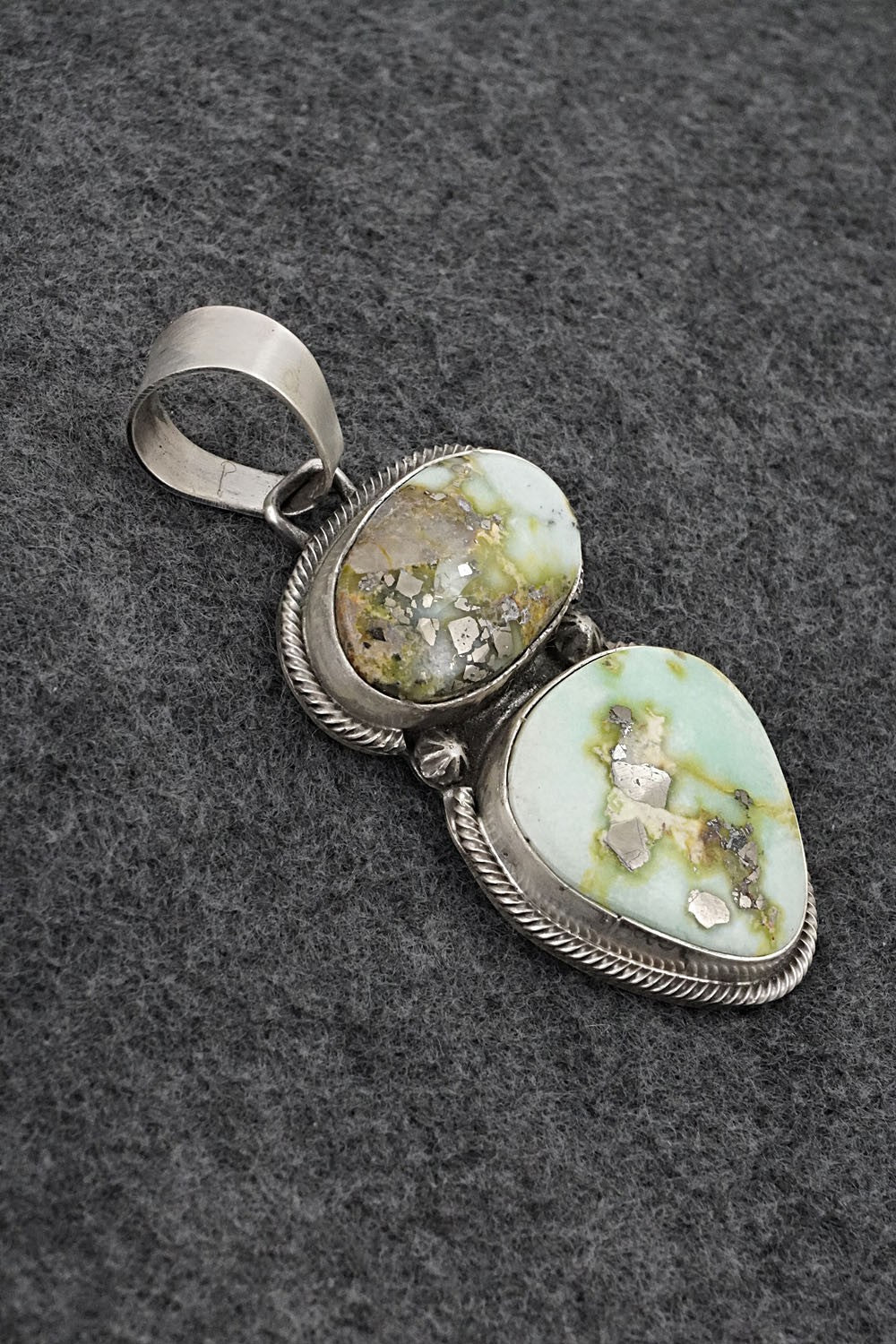 Variscite & Sterling Silver Pendant - Bobby Johnson