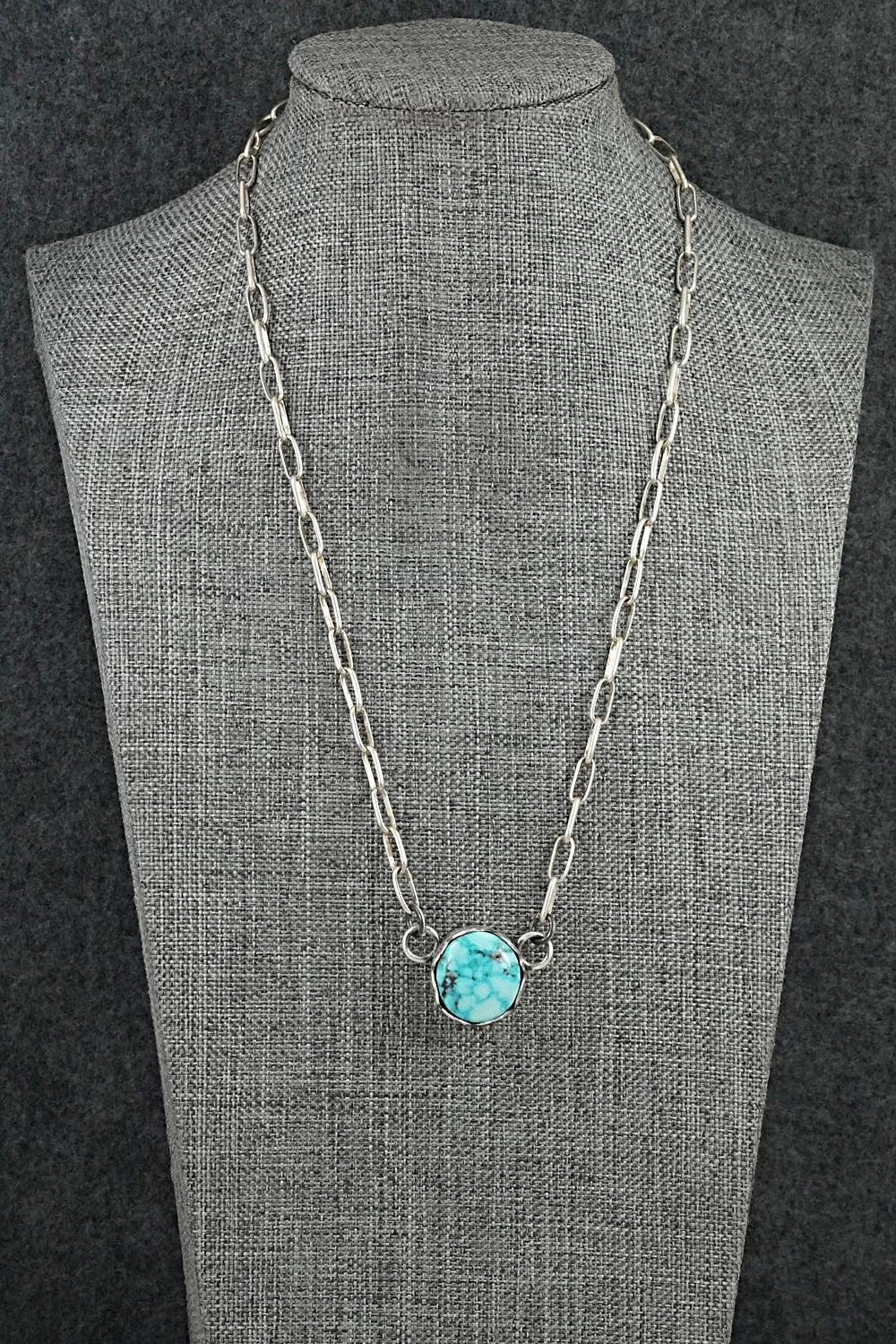 Turquoise & Sterling Silver Necklace - Randy Boyd