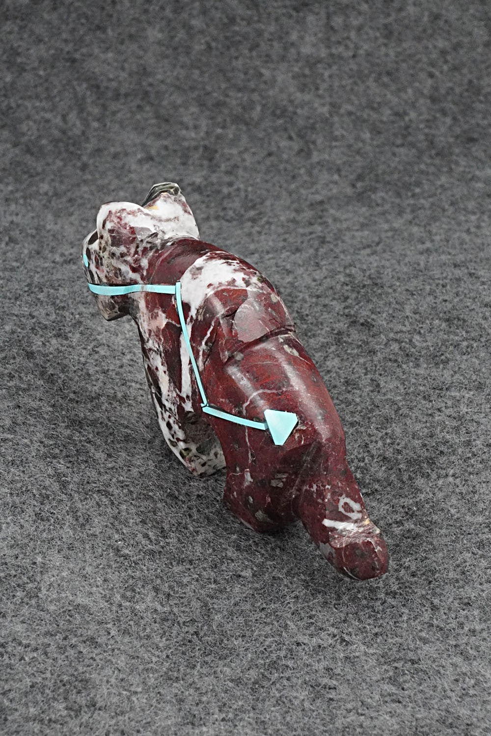 Mountain Lion Zuni Fetish Carving - Kenric Laiwakete
