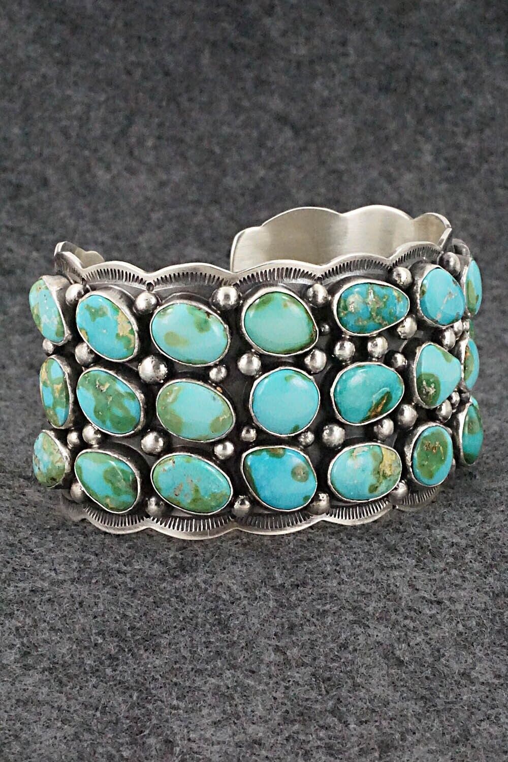 Turquoise & Sterling Silver Bracelet - Tom Lewis