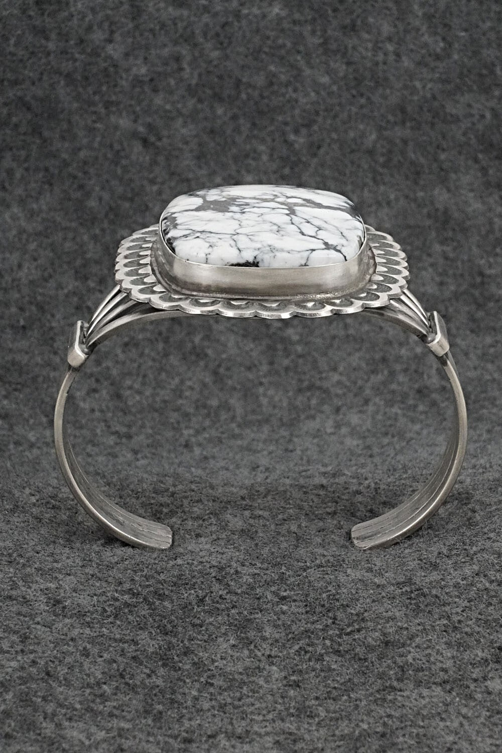 White Buffalo & Sterling Silver Bracelet - Randy Boyd