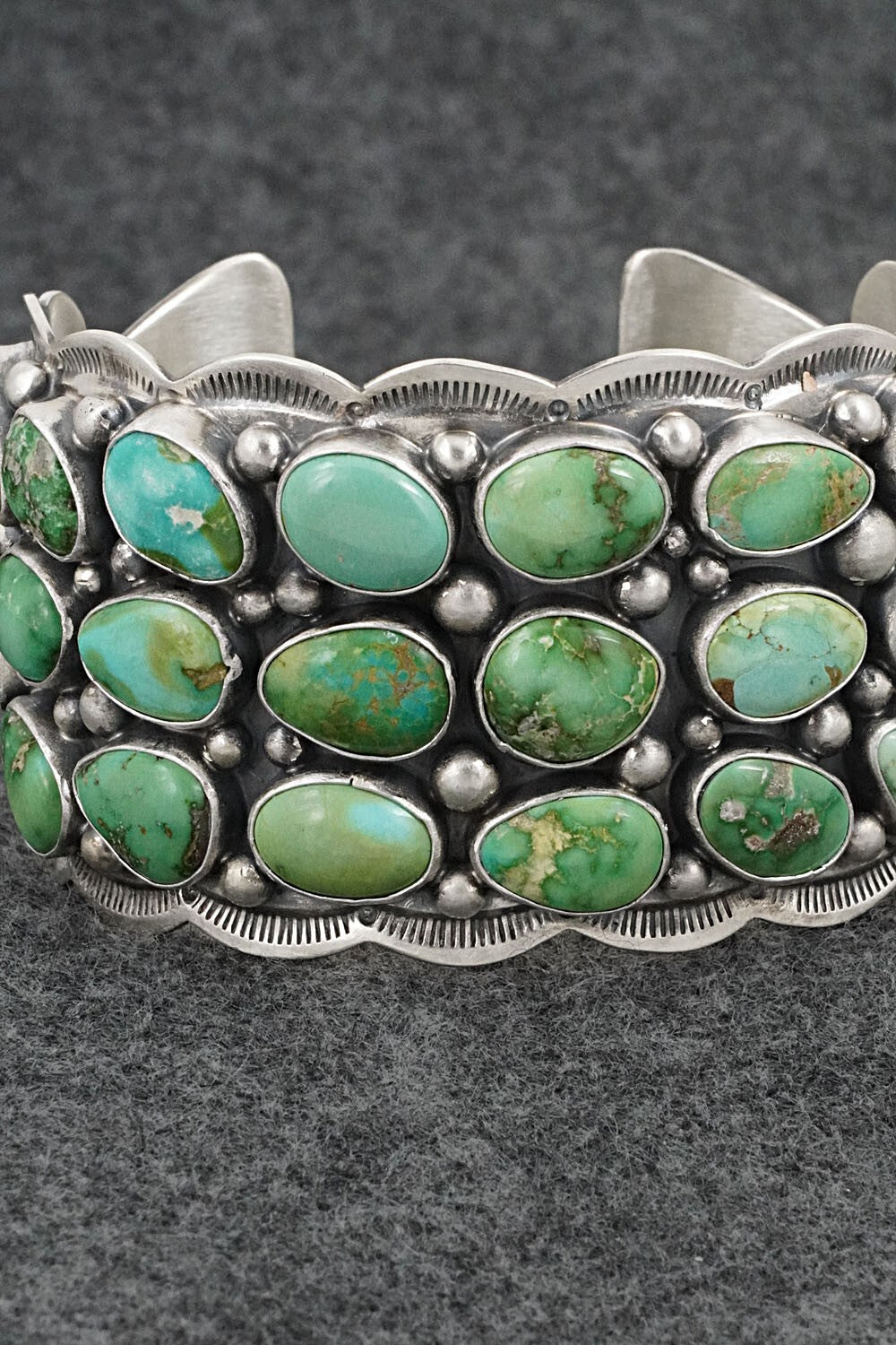 Turquoise & Sterling Silver Bracelet - Tom Lewis