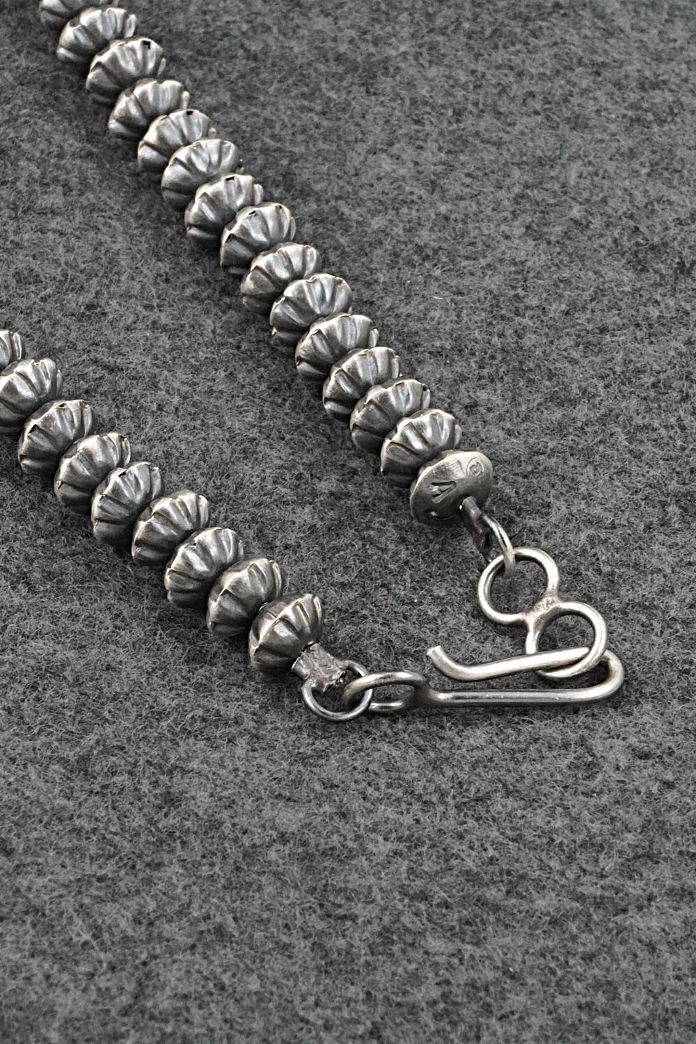 Sterling Silver Navajo Pearl Necklace 20" - Austin Haley