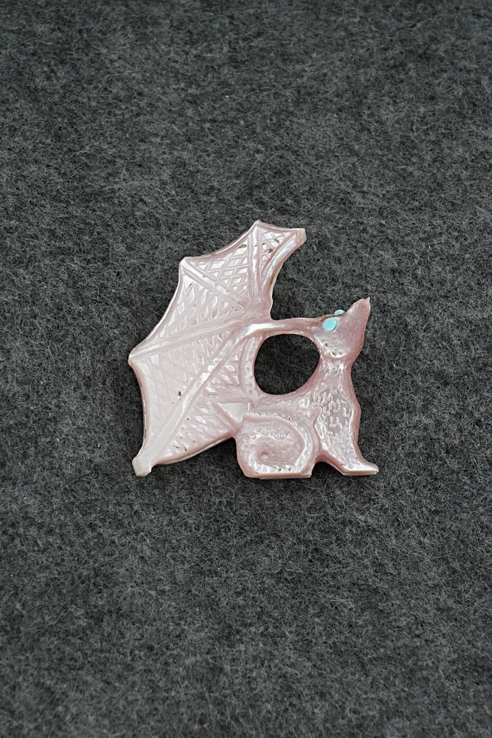 Dragon Zuni Fetish Carving - Erick Lonjose