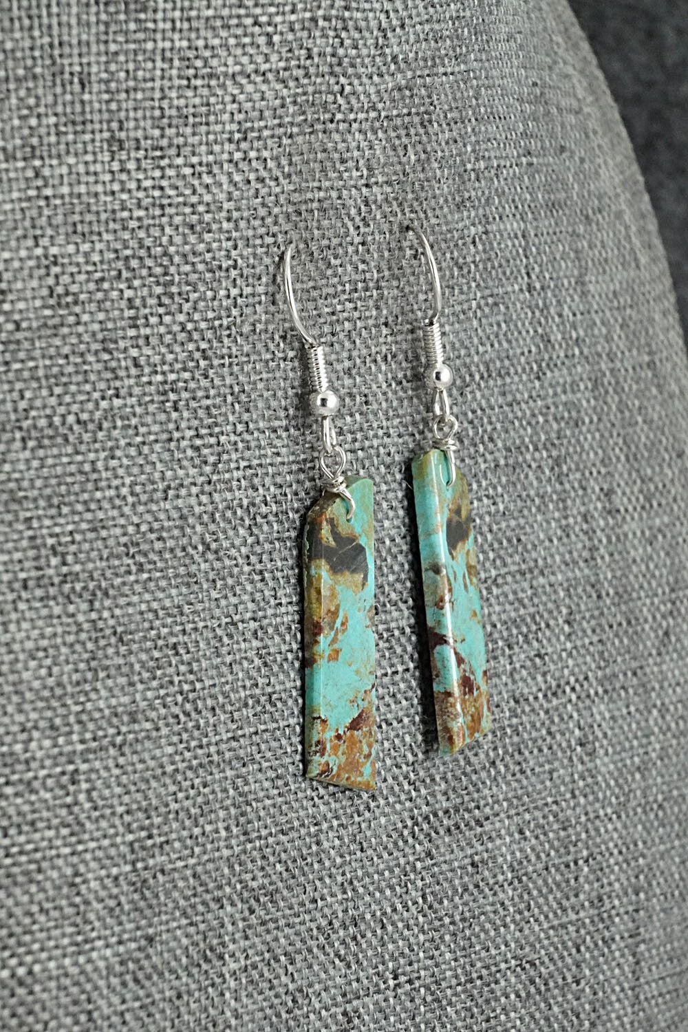 Turquoise & Sterling Silver Earrings - Tammy Nolcot