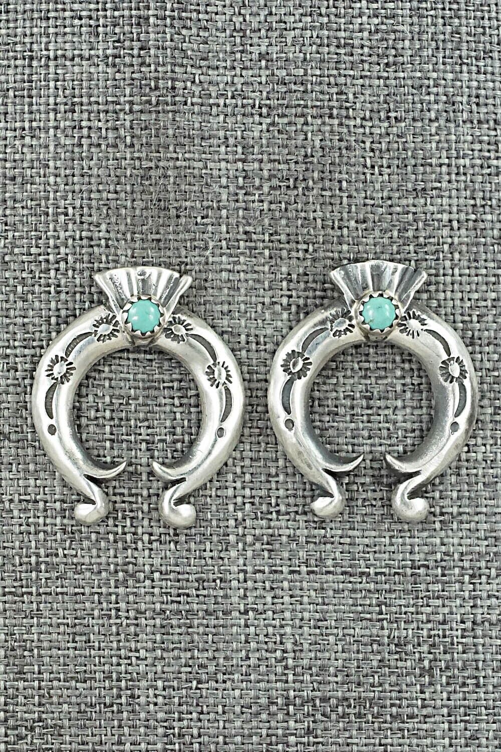 Turquoise & Sterling Silver Earrings - Paige Gordon
