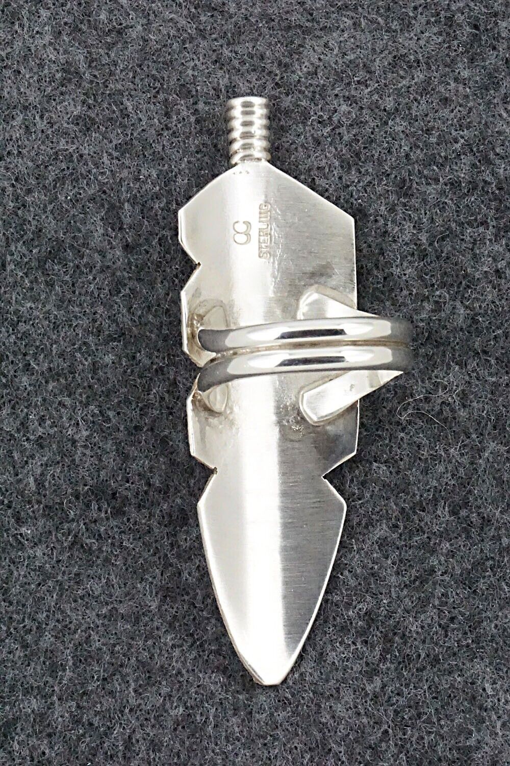 Sterling Silver Ring - Chris Charley - Size 8.25
